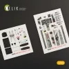 Kelik MiG-29A (9-12) Fulcrum interior 3D decals for Trumpeter kit - 3D belsőtér-részletező matricakészlet