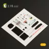 Kelik MiG-29A (9-12) Fulcrum interior 3D decals for Trumpeter kit - 3D belsőtér-részletező matricakészlet