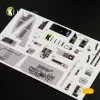 Kelik F-35C interior 3D decals for Trumpeter kit - 3D belsőtér-részletező matricakészlet