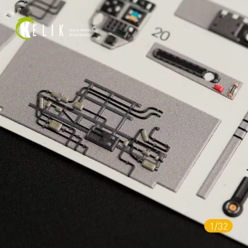 Kelik F-35C interior 3D decals for Trumpeter kit - 3D belsőtér-részletező matricakészlet