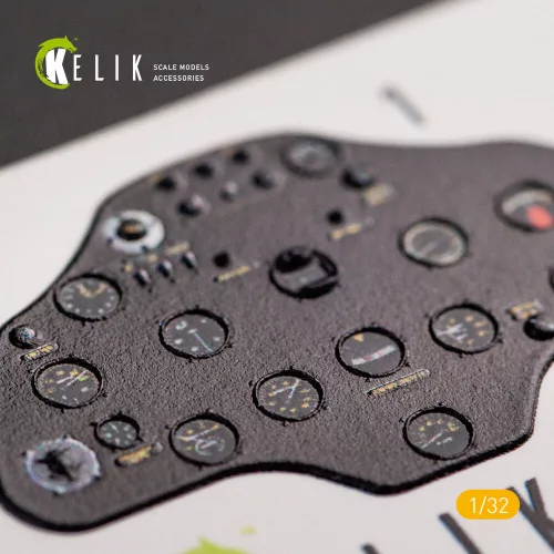 Kelik I-16 type 17 - Interior 3D Decal for ICM kit - 3D belsőtér-részletező matricakészlet