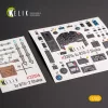 Kelik Junkers Ju 87 D/G Stuka - Interior 3D Decal for Trumpeter kit - 3D belsőtér-részletező matricakészlet