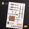 Kelik Junkers Ju 87 D/G Stuka - Interior 3D Decal for Trumpeter kit - 3D belsőtér-részletező matricakészlet
