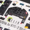 Kelik Junkers Ju 87 D/G Stuka - Interior 3D Decal for Trumpeter kit - 3D belsőtér-részletező matricakészlet