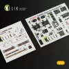 Kelik A6M2B Zeke - Interior 3D Decal for Tamiya kit - 3D belsőtér-részletező matricakészlet