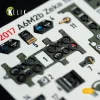 Kelik A6M2B Zeke - Interior 3D Decal for Tamiya kit - 3D belsőtér-részletező matricakészlet