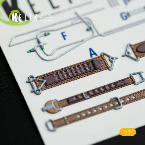Kelik A6M2B Zeke - Interior 3D Decal for Tamiya kit - 3D belsőtér-részletező matricakészlet