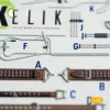 Kelik A6M2B Zeke - Interior 3D Decal for Tamiya kit - 3D belsőtér-részletező matricakészlet