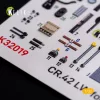 Kelik CR.42 LW - Interior 3D Decal for ICM kit - 3D belsőtér-részletező matricakészlet