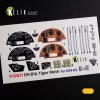 Kelik DH.81A Tiger Moth - Interior 3D Decal for ICM kit - 3D belsőtér-részletező matricakészlet