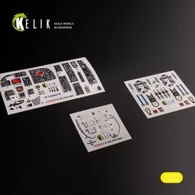   Kelik A-6A Intruder - interior 3D decals for Trumpeter kit - 3D belsőtér-részletező matricakészlet