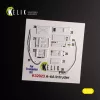 Kelik A-6A Intruder - interior 3D decals for Trumpeter kit - 3D belsőtér-részletező matricakészlet
