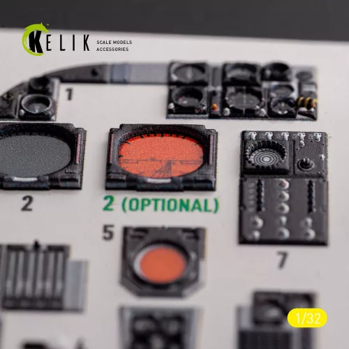 Kelik A-6A Intruder - interior 3D decals for Trumpeter kit - 3D belsőtér-részletező matricakészlet