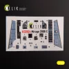 Kelik Mirage 2000C - interior 3D decals for Kitty Hawk/Zimi models kit - 3D belsőtér-részletező matricakészlet
