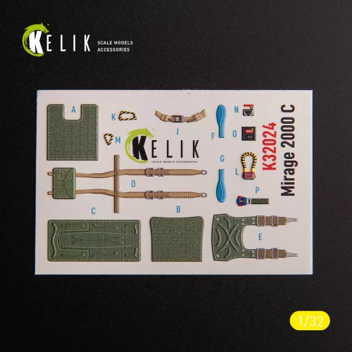 Kelik Mirage 2000C - interior 3D decals for Kitty Hawk/Zimi models kit - 3D belsőtér-részletező matricakészlet