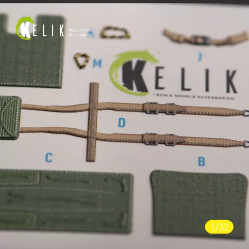 Kelik Mirage 2000C - interior 3D decals for Kitty Hawk/Zimi models kit - 3D belsőtér-részletező matricakészlet