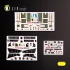 Kelik Mirage 2000D/N - interior 3D decals for Kitty Hawk/Zimi models kit - 3D belsőtér-részletező matricakészlet