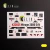 Kelik Mirage 2000D/N - interior 3D decals for Kitty Hawk/Zimi models kit - 3D belsőtér-részletező matricakészlet