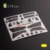 Kelik Mirage 2000D/N - interior 3D decals for Kitty Hawk/Zimi models kit - 3D belsőtér-részletező matricakészlet