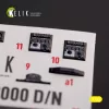 Kelik Mirage 2000D/N - interior 3D decals for Kitty Hawk/Zimi models kit - 3D belsőtér-részletező matricakészlet