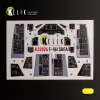 Kelik F-16I Sufa - interior 3D decals for Academy kit - 3D belsőtér-részletező matricakészlet