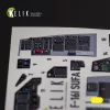 Kelik F-16I Sufa - interior 3D decals for Academy kit - 3D belsőtér-részletező matricakészlet