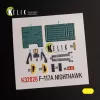 Kelik F-117A - Type 2 interior 3D decals for Trumpeter kit - F-117A - 2. típus – 3D belsőtér-részletező matricakészlet