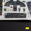 Kelik F-117A - Type 2 interior 3D decals for Trumpeter kit - F-117A - 2. típus – 3D belsőtér-részletező matricakészlet