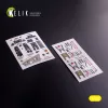Kelik F-4J - interior 3D decals for Tamiya kit - 3D belsőtér-részletező matricakészlet