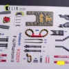 Kelik F-4J - interior 3D decals for Tamiya kit - 3D belsőtér-részletező matricakészlet