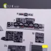Kelik F-4J - interior 3D decals for Tamiya kit - 3D belsőtér-részletező matricakészlet