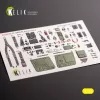 Kelik P-39Q/N - interior 3D decals for Kitty Hawk/Zimi models kit - 3D belsőtér-részletező matricakészlet
