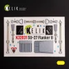 Kelik SU-27 - interior 3D decals for Trumpeter kit - 3D belsőtér-részletező matricakészlet