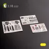 Kelik F-104 A/C - interior 3D decals for Italeri kit - 3D belsőtér-részletező matricakészlet