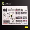 Kelik F-104 A/C - interior 3D decals for Italeri kit - 3D belsőtér-részletező matricakészlet