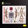 Kelik F-104 A/C - interior 3D decals for Italeri kit - 3D belsőtér-részletező matricakészlet