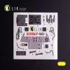 Kelik F-16CJ - interior 3D decals for Tamiya kit - 3D belsőtér-részletező matricakészlet