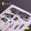 Kelik F-16CJ - interior 3D decals for Tamiya kit - 3D belsőtér-részletező matricakészlet