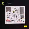 Kelik AV-8 Harrier - interior 3D decals for Trumpeter kit - 3D belsőtér-részletező matricakészlet