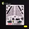Kelik AV-8 Harrier - interior 3D decals for Trumpeter kit - 3D belsőtér-részletező matricakészlet