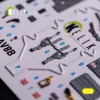 Kelik AV-8 Harrier - interior 3D decals for Trumpeter kit - 3D belsőtér-részletező matricakészlet