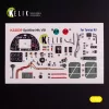 Kelik Spitfire Mk VIII - interior 3D decals for Tamiya kit - 3D belsőtér-részletező matricakészlet