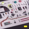 Kelik Spitfire Mk VIII - interior 3D decals for Tamiya kit - 3D belsőtér-részletező matricakészlet