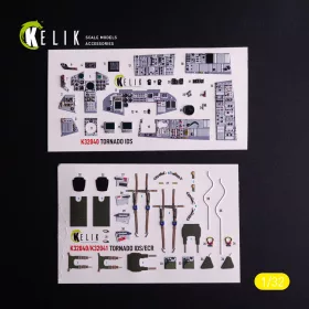   Kelik Tornado IDS - interior 3D decals for Italeri kit - Tornado IDS – 3D belsőtér-részletező matricakészlet