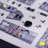 Kelik Tornado IDS - interior 3D decals for Italeri kit - Tornado IDS – 3D belsőtér-részletező matricakészlet