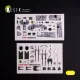 Kelik Tornado ECR - interior 3D decals for Italeri kit - 3D belsőtér-részletező matricakészlet