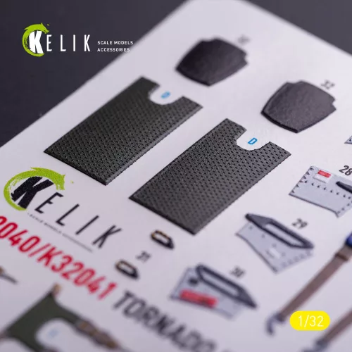Kelik Tornado ECR - interior 3D decals for Italeri kit - 3D belsőtér-részletező matricakészlet