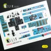 Kelik MiG-21 F-13 export version - interior 3D decals for Trumpeter kit - MiG-21 F-13 exportváltozat – 3D belsőtér-részletező matricakészlet