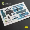 Kelik MiG-21 F-13 export version - interior 3D decals for Trumpeter kit - MiG-21 F-13 exportváltozat – 3D belsőtér-részletező matricakészlet