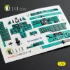Kelik MiG-21 F-13 - interior 3D decals for Trumpeter kit - 3D belsőtér-részletező matricakészlet